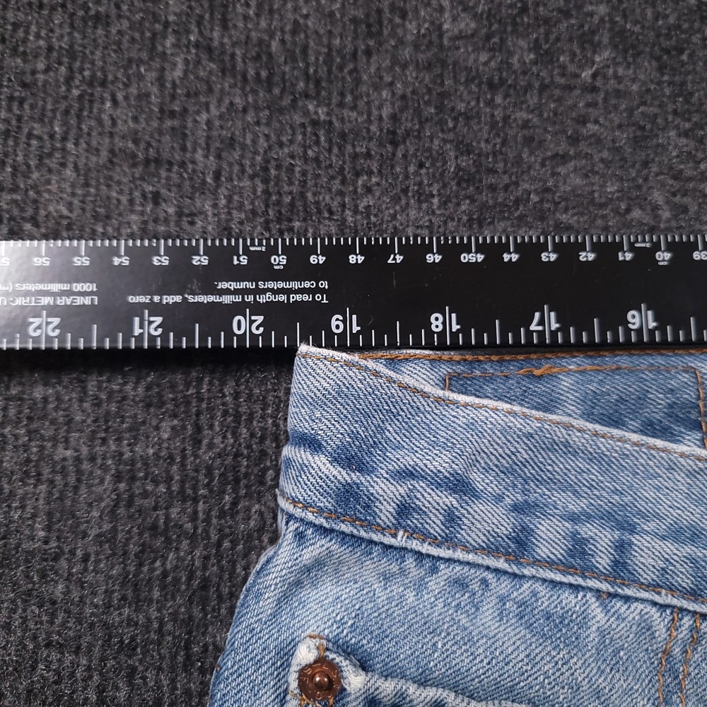 Levi's 505 Regular Fit Jeans Men's‎ 40x30 Blue Straight Leg Denim - Picture 4 of 15